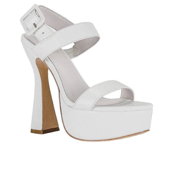 RAYE Rush High Heels in White 10 With Box Womens Platforms - Picture 2 of 13